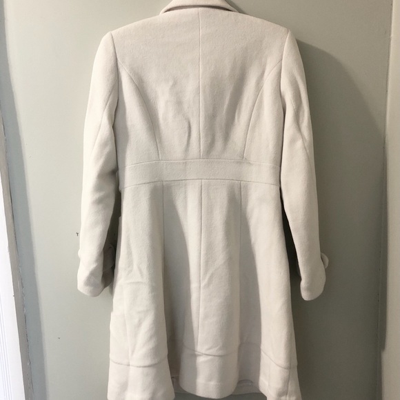 Angora wool ivory coat M - Picture 2 of 12
